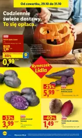 Lidl gazetka Strona 50: Polskie buraki czerwone, luzem €1,49, Polskie ziemniaki fioletowe €3,99