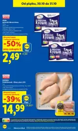 Lidl gazetka Strona 6: Rzeźnik Polski kurczak – filety z piersi, XXL €14,99, Masło 82% Mleczna Krowa €2,49