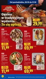 Lidl gazetka Strona 60: REGIONALNE SZLAKI Polska gęś biała kołudzka - porcja rosołowa €11,99