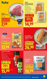 Lidl gazetka Strona 67: Łosoś wędzony na gorąco z czarnym i białym sezamem €26,99, Sushi Pop-Up €15,99