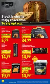 Lidl gazetka Strona 68: Babka panettone Deluxe z kremem €34,99, Minipanettone z gruszką i czekoladą Deluxe €5,99
