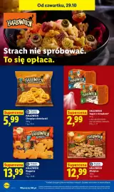 Lidl gazetka Strona 70: Halloween Chrupiące ziemniaczki €5,99, Halloween Nuggetsy €13,99
