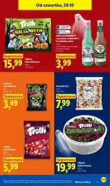 Lidl gazetka Strona 75: Karmelki Tyci €7,99, Trolli Żelki Halloween €15,99