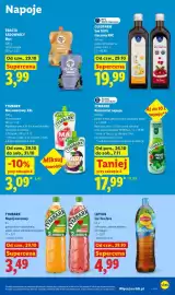 Lidl gazetka Strona 85: Koncentrat napoju Tymbark Jabłko Mięta €17,99, Sok 100% tłoczony NFC €19,99