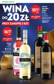 Żabka gazetka | Alkohole Strona 4: Wino czerwone Chianti Roccialta DOCG €18,50, Wino białe Fresco półsłodkie €16,99