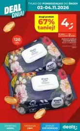 Dealz gazetka tydzień 44 Strona 8: Chusteczki nawilżane Pure Fresh Glamour €4,00