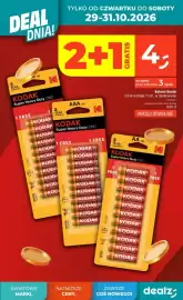 Dealz gazetka tydzień 44 Strona 3: DEAL DNIA! A X11 TYLKO OD CZWARTKU DO SOBOTY 29-31.10.2026 2+11 4 GRATIS 3 YEAR GUARANTEE