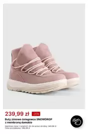 4F gazetka tydzień 44 Strona 4: Buty zimowe śniegowce Snowdrop z membraną damskie 4F €239,99