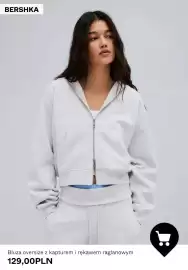 Bershka gazetka tydzień 44 Strona 5: Bluza oversize z kapturem i rękawem raglanowym Bershka €129,00