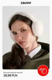 Cropp gazetka tydzień 44 Strona 9: Pluszowe kremowe nauszniki Cropp €39,99