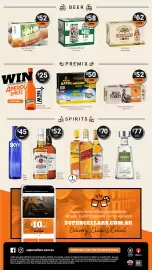 Super Cellars catalogue Page 2: Captain Morgan Spiced, Bundaberg U.P., or Johnnie Walker Red €70,00