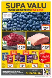 Supa Valu catalogue week 44 Page 1: Australian Whole Economy Beef Porterhouse €13,99, Australian Premium Beef Mince €12,99