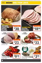Supa Valu catalogue week 44 Page 6: Hot or Mild Hungarian Salami €33,00, Hot Cooked Instore Pork Leg Roast €30,00