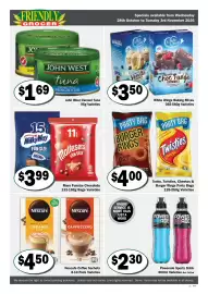 Friendly Grocer catalogue week 44 Page 2: Toobs, Twisties, Cheetos & Burger Rings Party Bags Varieties €4,00