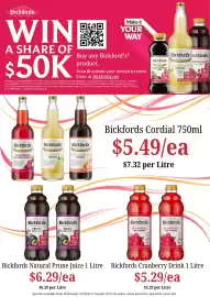 Farmer Jack's catalogue week 44 Page 18: Bickfords Cordial €5,49