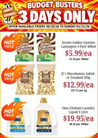 Farmer Jack's catalogue week 44 Page 9: GREAT SAVINGS BUDGET BUSTER$ 3 DAYS ONLY OFFER AVAILABLE FRIDAY 30/10/26 TO SUNDAY
