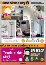 Hornbach leták Strana 5: LED Alisa €549,00, LED stolní €1.149,00