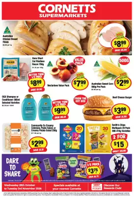 CORNETTS (valid until 3-11)