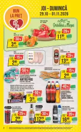 Catalog Mega Image săptămâna 44 Pagină 2: 2 BUN LA PRET % 4,99 LEI/BUC. KAKI BUCATĂ, CAL. I, IMPORT -30% 3.49 LEI/BUC