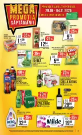 Catalog Mega Image săptămâna 44 Pagină 3: RIO MARE MEGA PROMOTIA SĂPTĂMÂNII SALATĂ CU TON ŞI LEGUME MEXICANE, 160G RIO mare