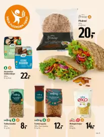 Føtex tilbudsavis Side 31: Valsemøllen brødblandinger €22,00, Salling fuldkornsnudler €8,00