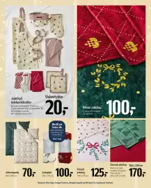 Føtex tilbudsavis Side 70: Damask juledug €170,00, Viskestykke €20,00