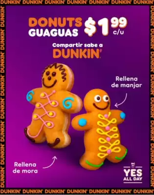 Dunkin' Donuts (válido hasta 23-11)
