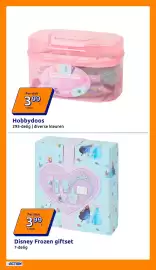Action folder week 45 Pagina 10: Hobbydoos €3,99, Disney Frozen giftset €3,99