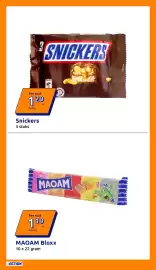 Action folder week 45 Pagina 14: Snickers €1,29, MAOAM Bloxx €1,19