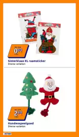 Action folder week 45 Pagina 4: Sinterklaas XL raamsticker €0,84, Hondenspeelgoed €2,34