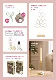 Coppelmans folder week 44 Pagina 5: Terre d'Oc Kerstgeur Thé de Noël €19,95, Ornamenten €2,29