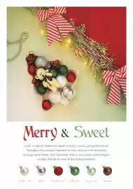Coppelmans folder week 44 Pagina 8: Merry & Sweet Zoet, vrolijk en helemaal kerst! Candy canes, gingerbread en heerlijke