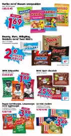 Boon`s Markt folder week 45 Pagina 17: Ritter Sport chocolade €2,01, Bounty, Mars, MilkyWay. Snickers en/of Twix Mini's €4,63