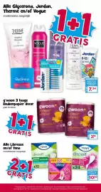 Boon`s Markt folder week 45 Pagina 23: G'woon 3 laags keukenpapier decor €3,55, Alle Libresse en/of Tena €10,50