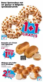 Boon`s Markt folder week 45 Pagina 8: Donut Spectaculous met wit glazuur en Belgische speculooskruimels €1,05