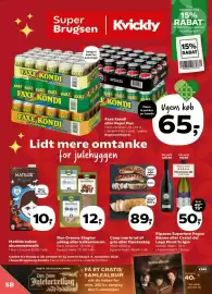 SuperBrugsen tilbudsavis uge 44 Side 1: Matilde kakao skummetmælk €10,00, Faxe Kondi eller Pepsi €65,00