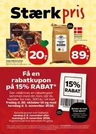 SuperBrugsen tilbudsavis uge 44 Side 7: Coop italiana pizza €20,00, Mammen Guld Danbo €89,00