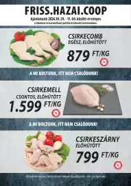Coop akciós újság hét 44 Oldal 2: FRISS.HAZAI.COOP Ajánlatunk 2026.10. 29. - 11.04. között érvényes a tőkehúst és