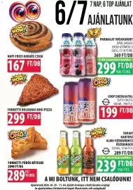 Coop akciós újság hét 44 Oldal 5: WOW! NAPI FRISS KAKAÓS CSIGA 167 FT/DB WOW! 7 NAP, 6 TOP AJÁNLAT 6/7 AJÁNLATUNK parmala