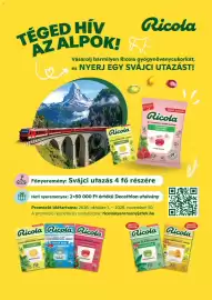 Coop akciós újság hét 44 Oldal 7: TÉGED HÍV AZ ALPOK! Ricola Vásárolj bármilyen Ricola gyógynövénycukorkát, és NYERJ EGY