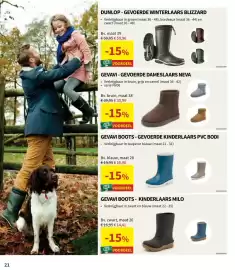 Horta folder Pagina 21: Gevavi - gevoerde dameslaars neva €33,96, Gevoerde winterlaars blizzard €50,96