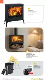 Brico folder Pagina 8: PANADERO Houtkachel Aube Vermogen: 7,1 kW. Verwarmingsvolume: 220 m³, REF 5663726 DENK ERAAN!