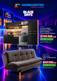Catálogo Homecenter semana 44 Página 3: HOMECENTER® SODIMAC corona BLACK DAYS Madesa Cocina Integral Emilly Pop 230 cm