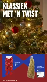 GAMMA folder | Fijne Feestdagen Pagina 12: Guirlande goud €1,72, Christmas Goods Kerststrik €1,49