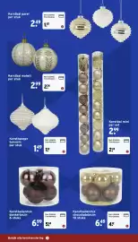 GAMMA folder | Fijne Feestdagen Pagina 18: Kerstballenmix chocoladebruin €4,12, Kerstballenmix donkerbruin €5,24