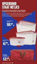 GAMMA folder | Fijne Feestdagen Pagina 37: Opbergtas kerstboom €12,49, Kerstballenbox €18,49