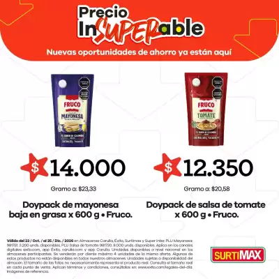 Surtimax (válido hasta 25-12)