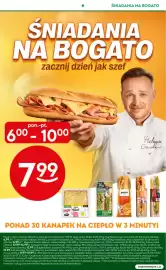 Żabka gazetka tydzień 44 Strona 10: ŚNIADANIA NA BOGATO SNIADANIA NA BOGATO zacznij dzień jak szef pon.-pt. 600-1000 799
