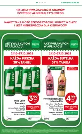 Żabka gazetka tydzień 44 Strona 30: Piwo Desperados Mixado 8% €4,99, Piwo Lech Premium €3,99