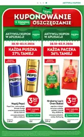 Żabka gazetka tydzień 44 Strona 33: Napój Pepsi €3,50, Krakersy Lay's Oven Baked €3,99